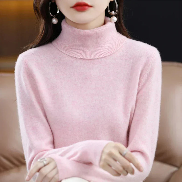 Amara | Pull Col Montant en Cachemire