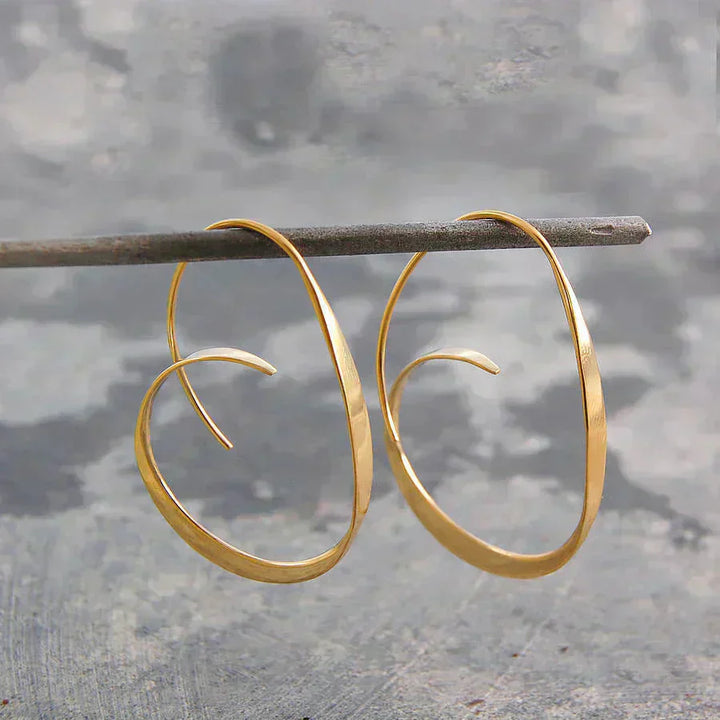 Boucles d'oreilles spirales Joie