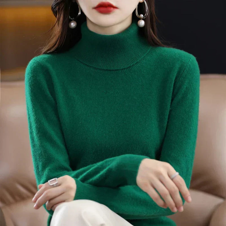 Amara | Pull Col Montant en Cachemire