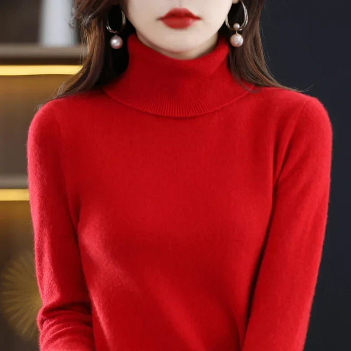 Amara | Pull Col Montant en Cachemire