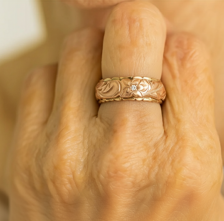 Bague en or élégante pour toutes les occasions