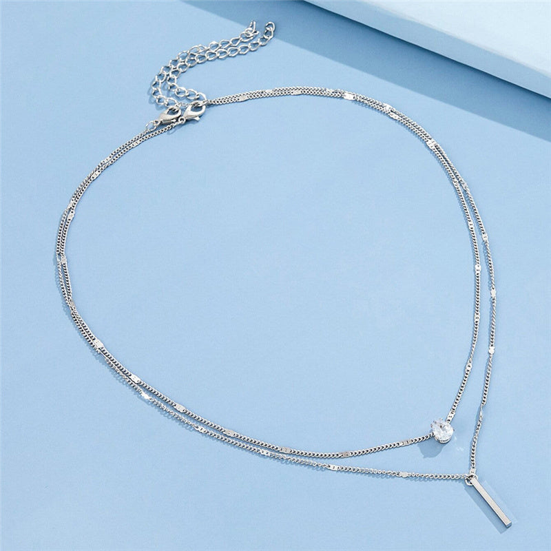Ensemble de colliers vintage avec pendentif doré