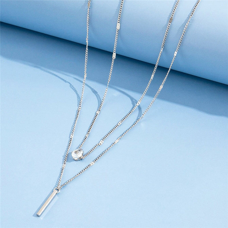 Ensemble de colliers vintage avec pendentif doré