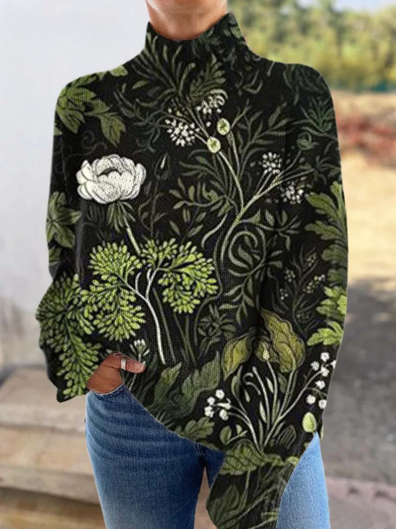 Sylvie™ - Pull Col Roulé Bloom