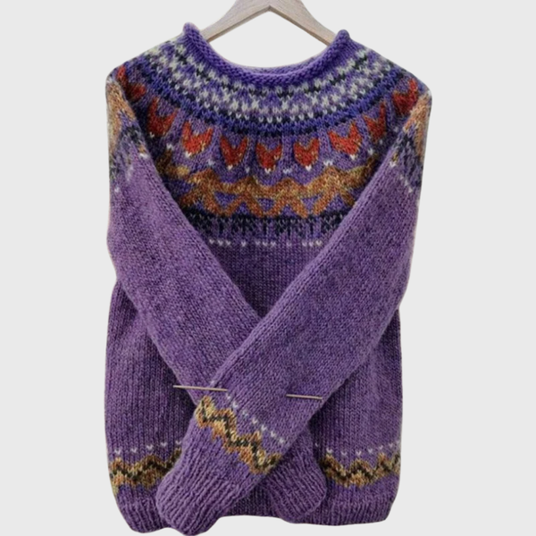 Le Pull Plum Garden