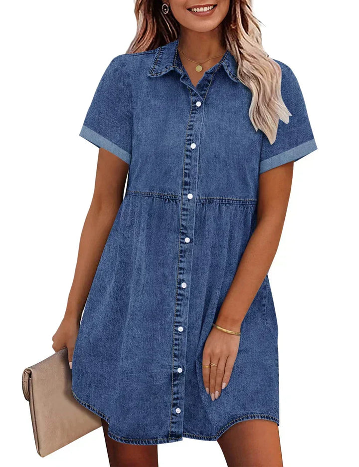 Jane | Robe Chemise en Jean