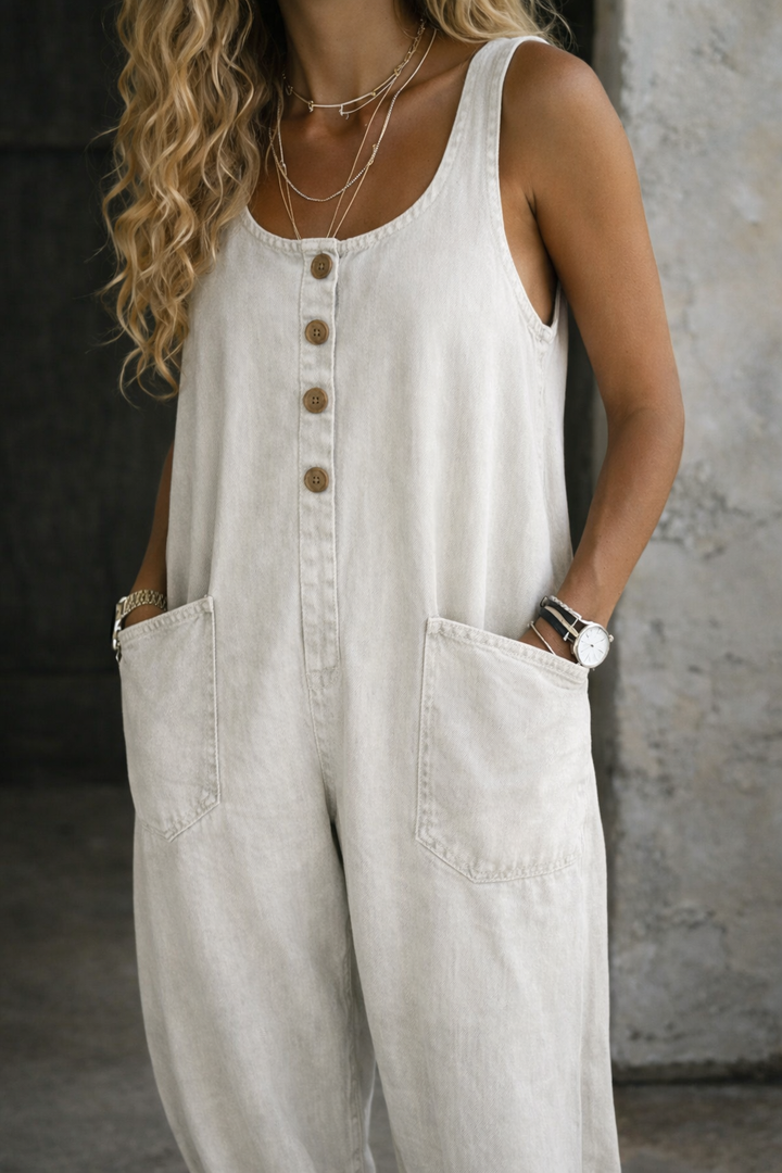 Willy | Salopette en Jean Vintage Prane