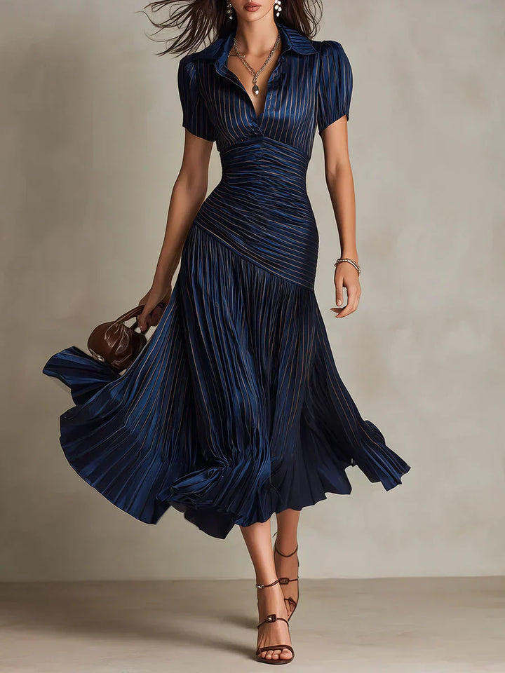 Firenze | Robe Maxi Chiffon Vintage Élégante
