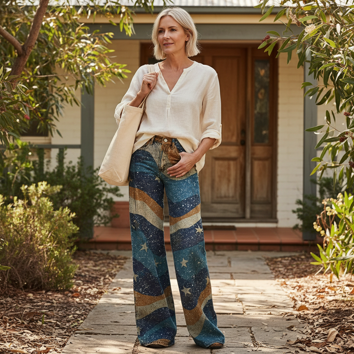 Oriana™ - Pantalons d'été style boho rétro