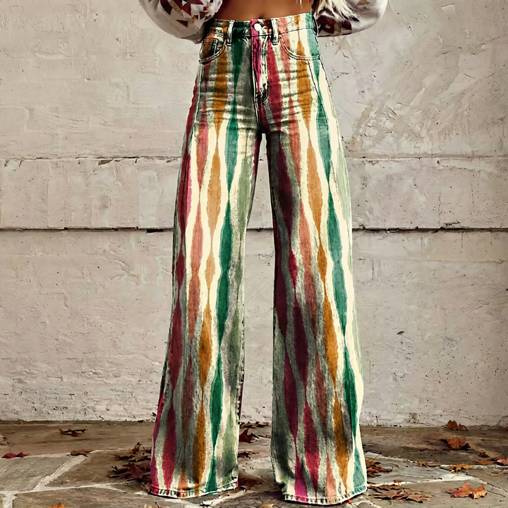 Lucia™ - Pantalon Large Flottant Boho