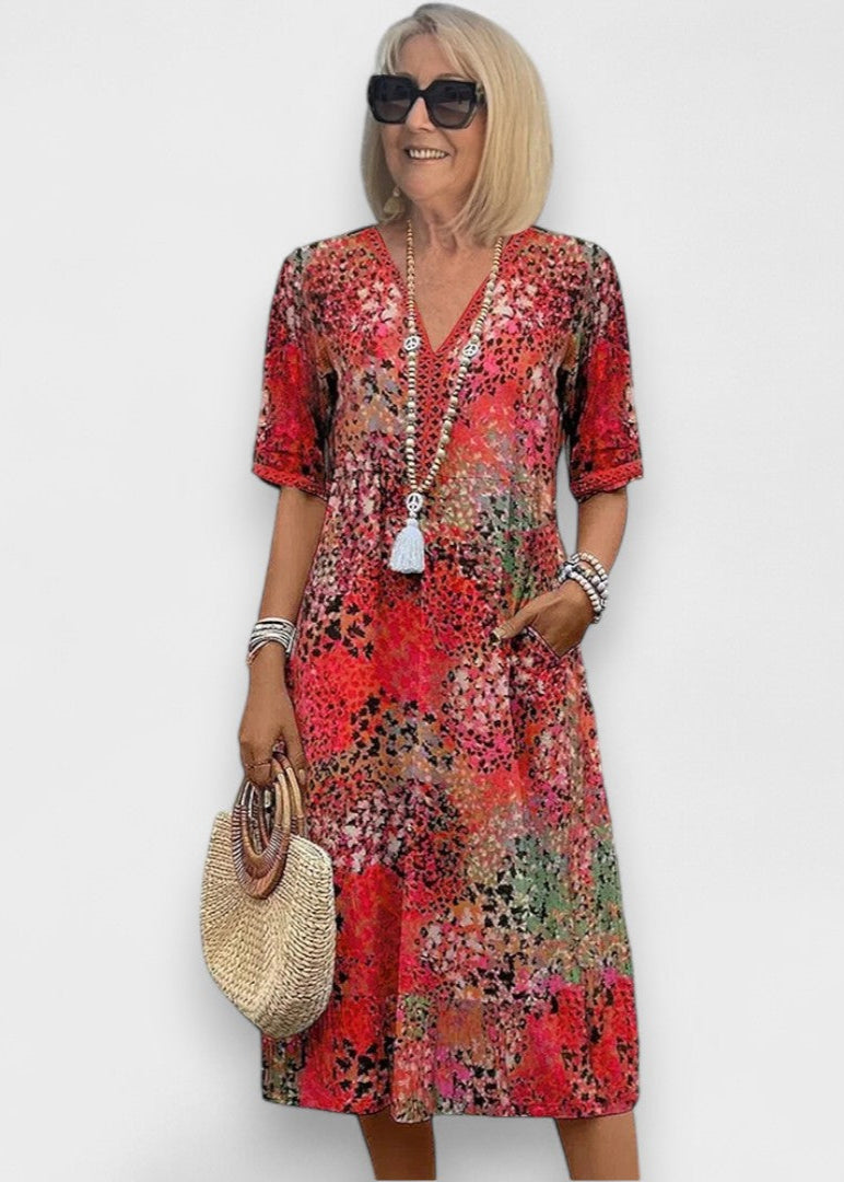 Lia - Robe Midi Femme