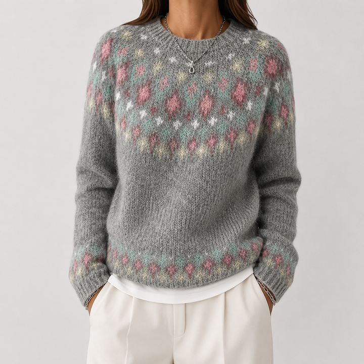 Candace | Pull en Maille à Motif