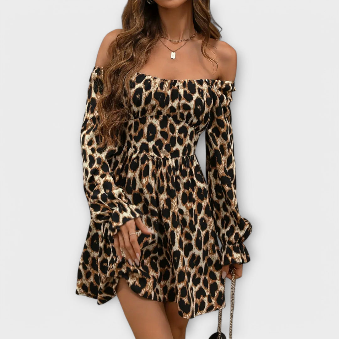Robe en imprimé léopard enchanteur