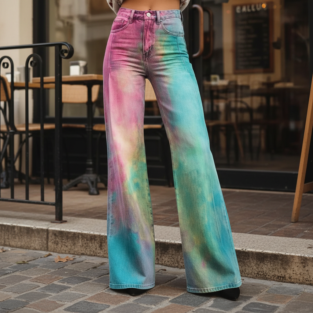 Marcella™ - Pantalon large prêt pour le voyage Boho