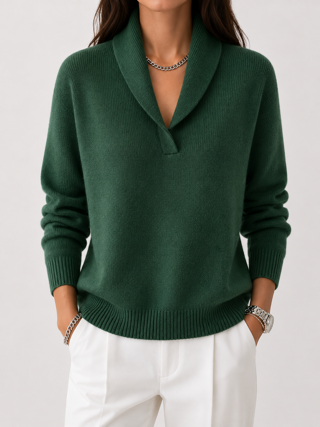 Léa | Pull en V
