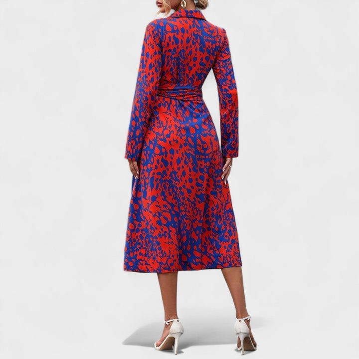 Bianca - Robe à motif animal