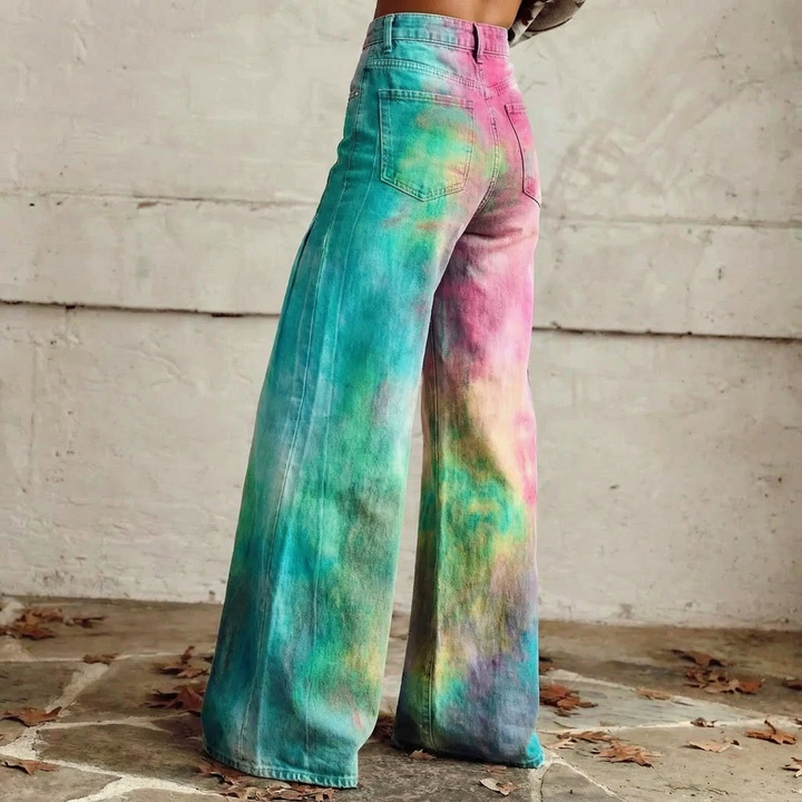 Marcella™ - Pantalon large prêt pour le voyage Boho