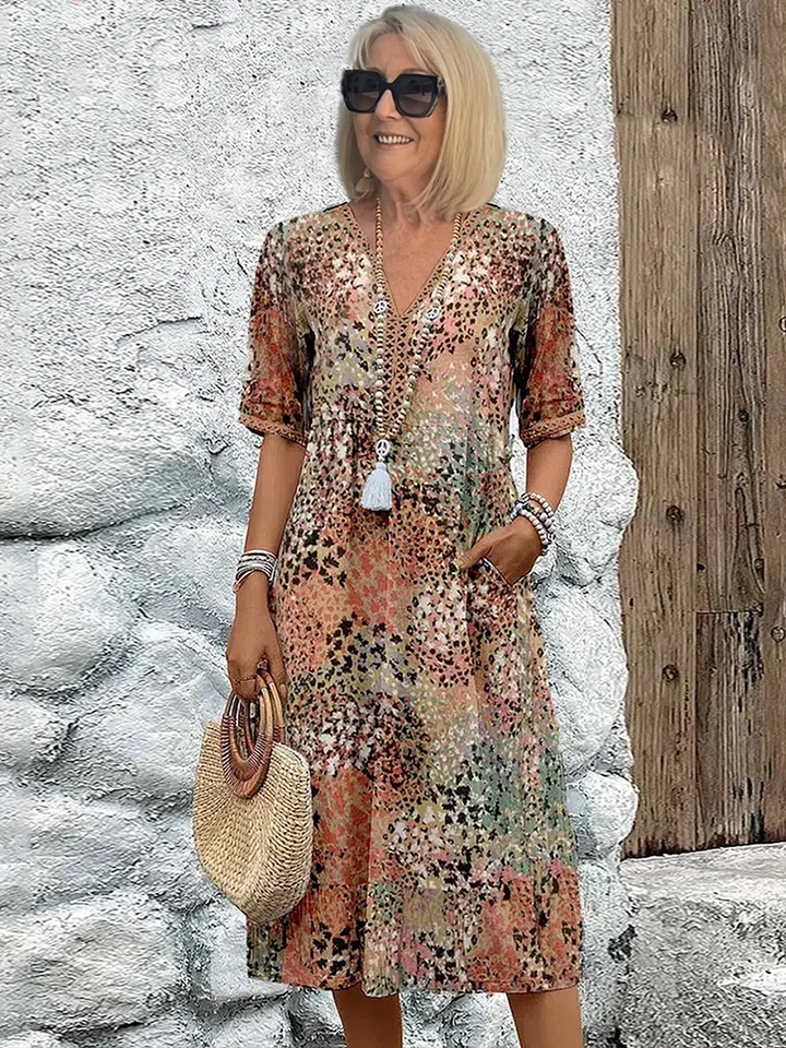 Lia - Robe Midi Femme