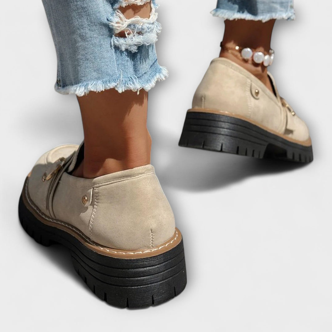 Lora™ | Mocassins Casual à Bout Rond