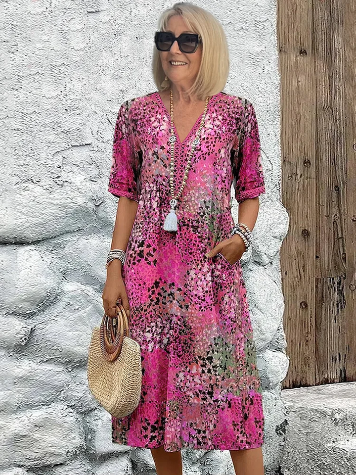 Lia - Robe Midi Femme