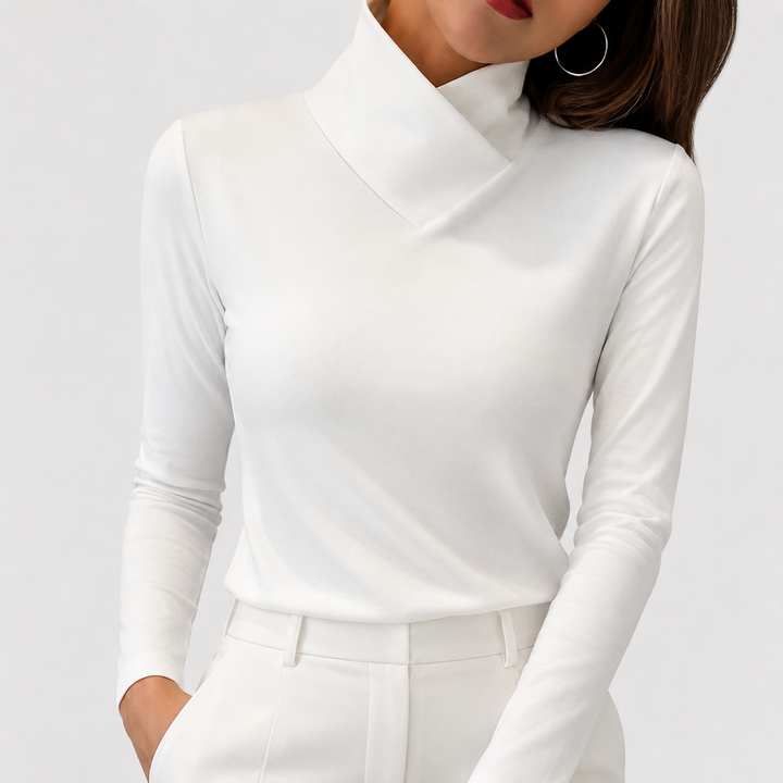 Clair | Pull Élégant Col Montant