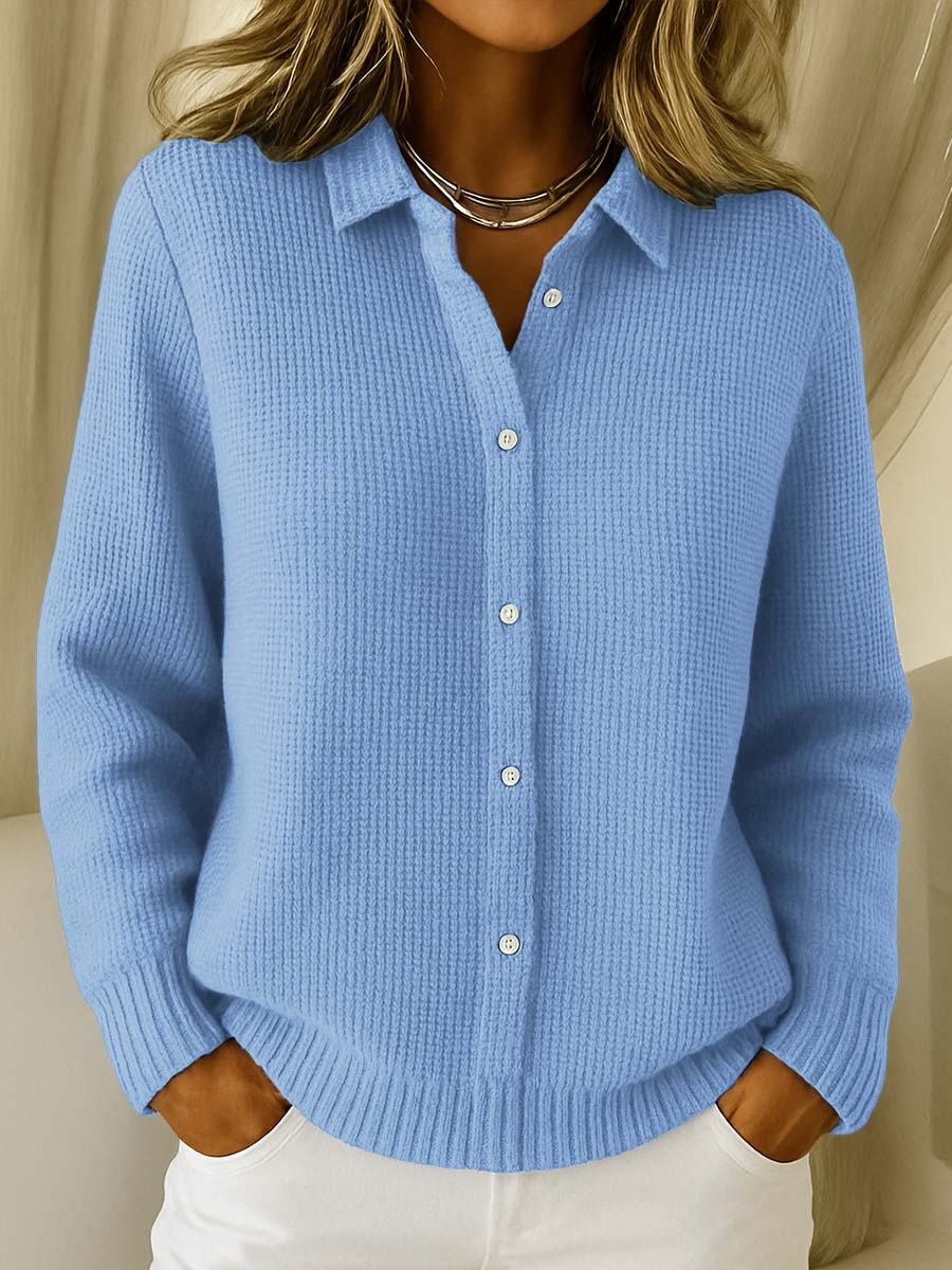 Caitlin | Veste tricotée structurée avec boutons