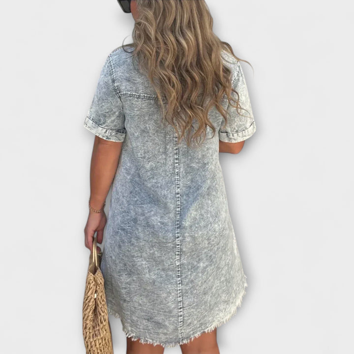 Vera - Robe en denim décontractée