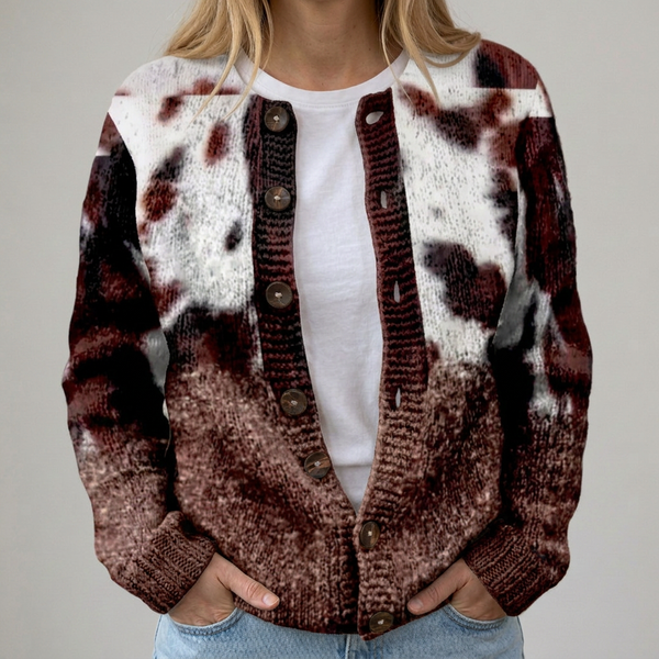 Tess | Cardigan d'automne coloré