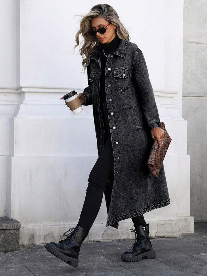 Maya | Veste en Jean Longue Stylée